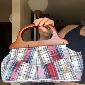 Roxy plaid Y2K handbag